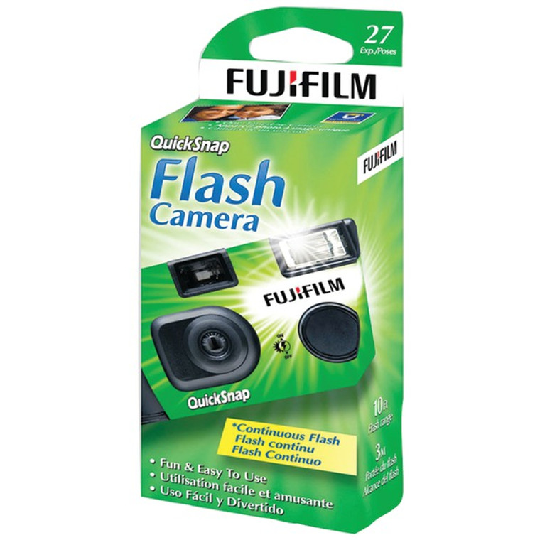 QuickSnap(R) Flash 400 Single-Use Disposable Camera with Flash - 074101218343
