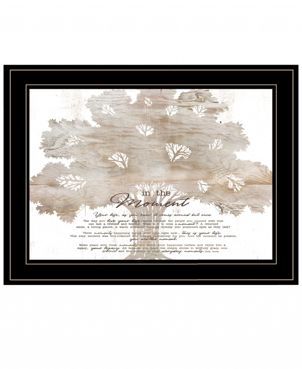 In The Moment 3 Black Framed Print Wall Art - 606114050643