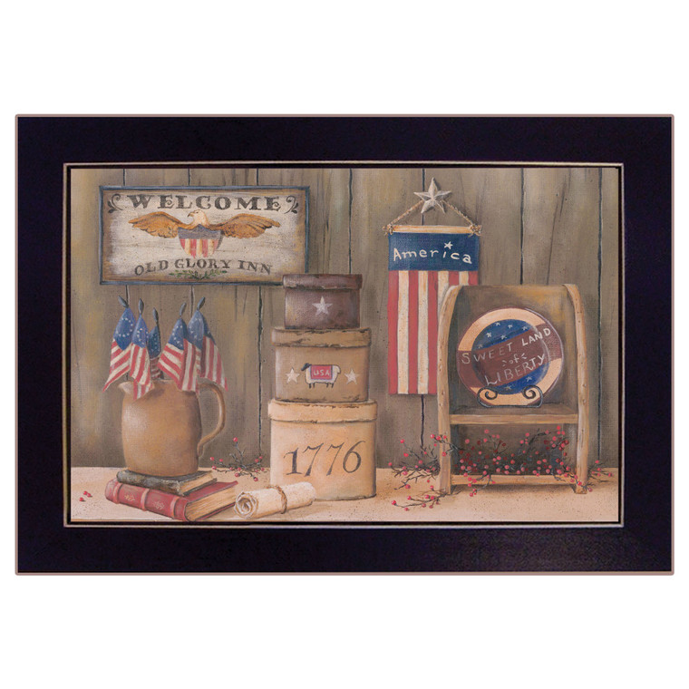 Sweet Land Of Liberty 1 Black Framed Print Wall Art - 606114057376