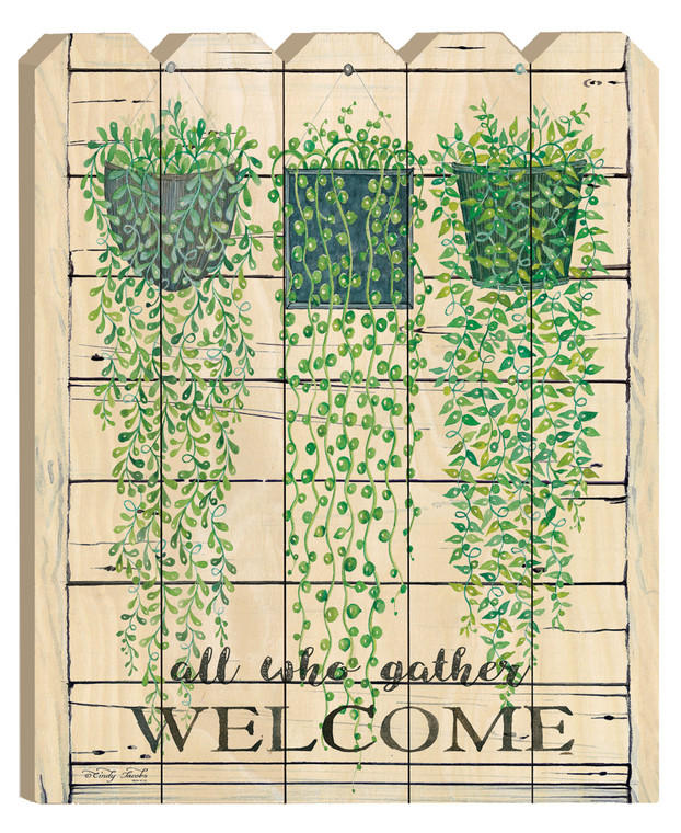 Ivy Welcome Unframed Print Wall Art - 606114049777