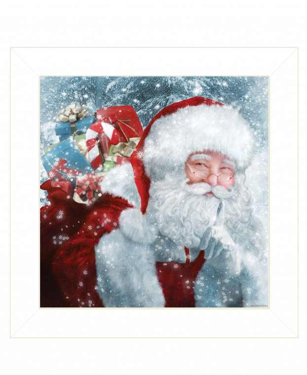 Santas Presents 2 White Framed Print Wall Art - 606114050285