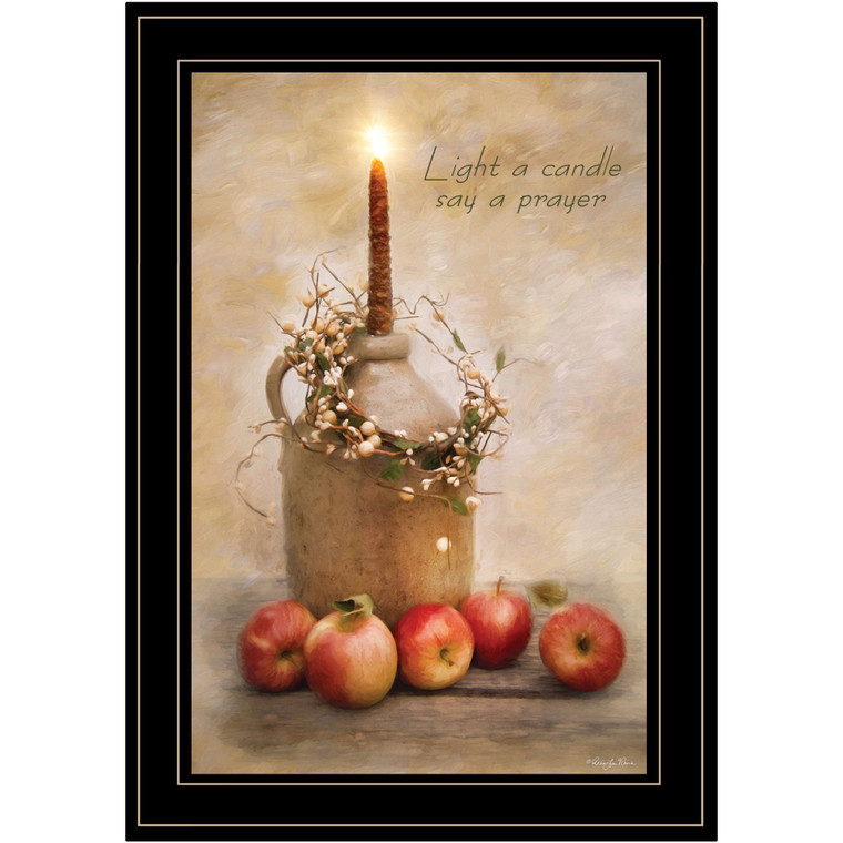 Say A Prayer 3 Black Framed Print Wall Art - 606114159728