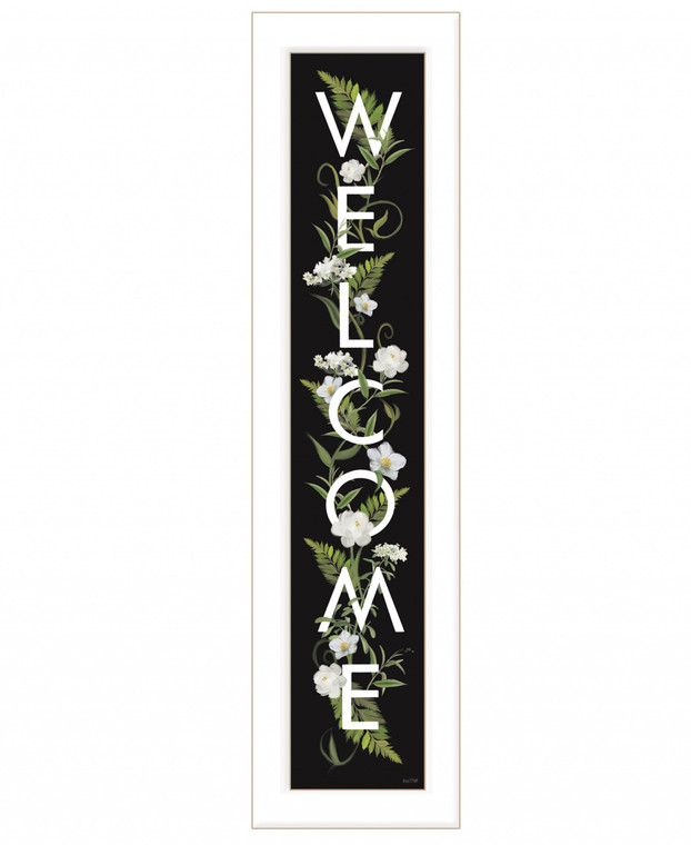 Welcome Sign I 1 White Framed Print Wall Art - 606114055983