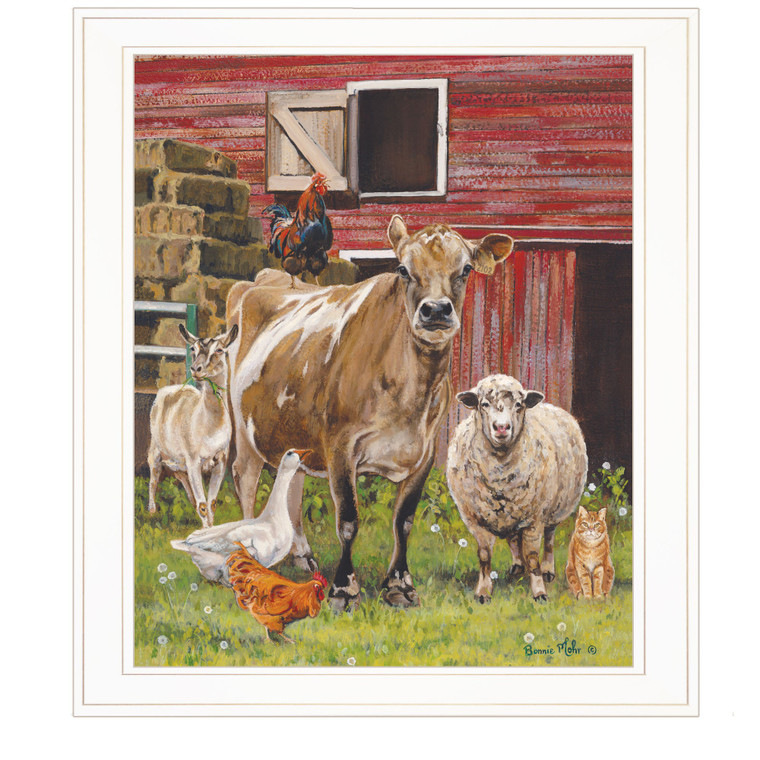Barnyardigans White Framed Print Wall Art - 606114057529