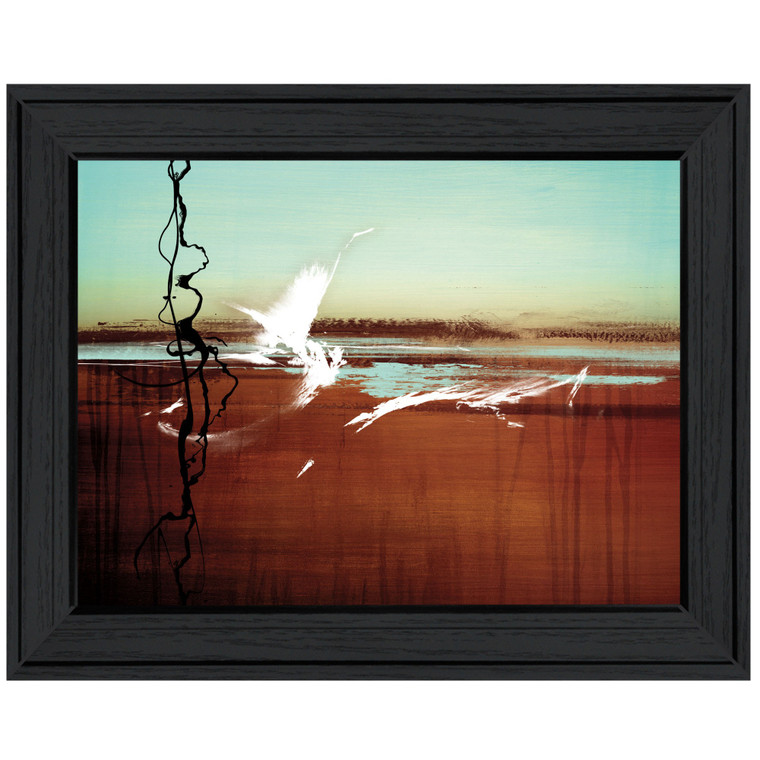 Liquid Paint 2 Black Framed Print Wall Art - 606114037248