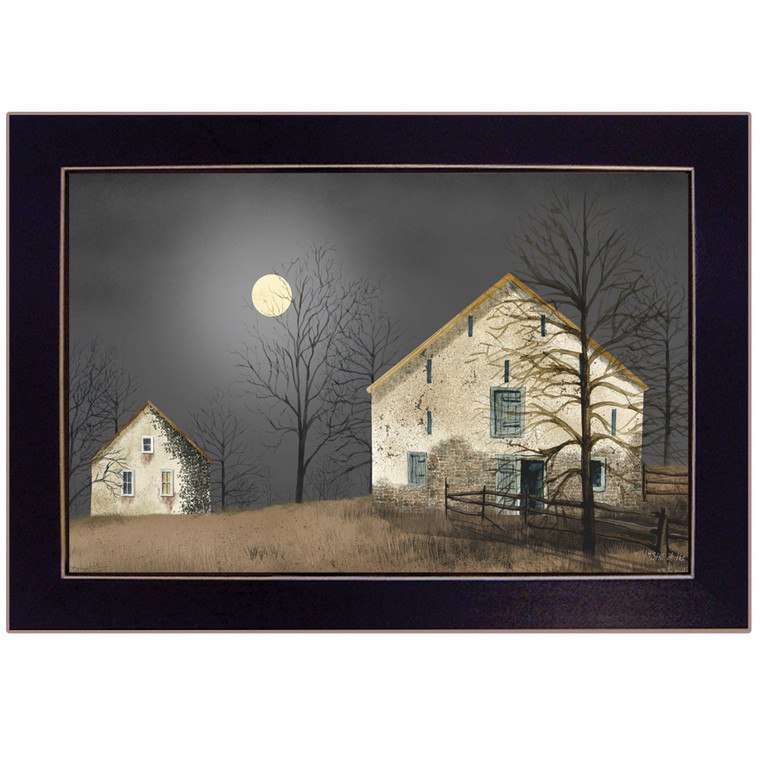 Still Of The Night 1 Black Framed Print Wall Art - 606114161080