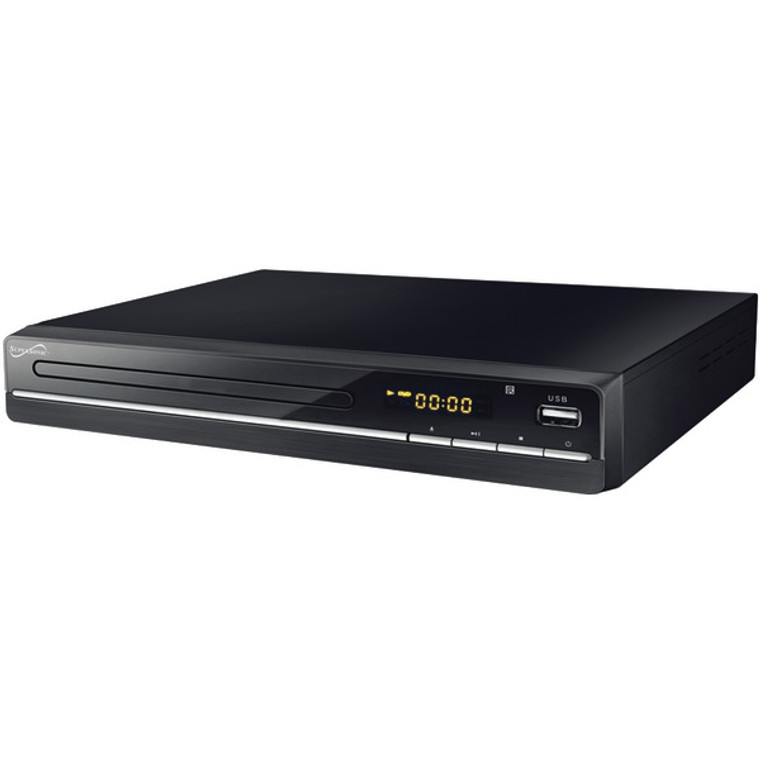 Standard-Definition DVD Player with USB/SD(TM) Card Inputs and HDMI(R) Output and Remote, Black - 639131200203