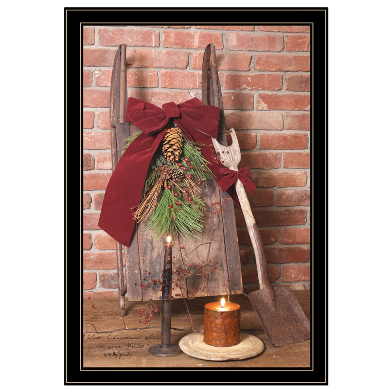 Let Christmas Live 4 Black Framed Print Wall Art - 606114029816