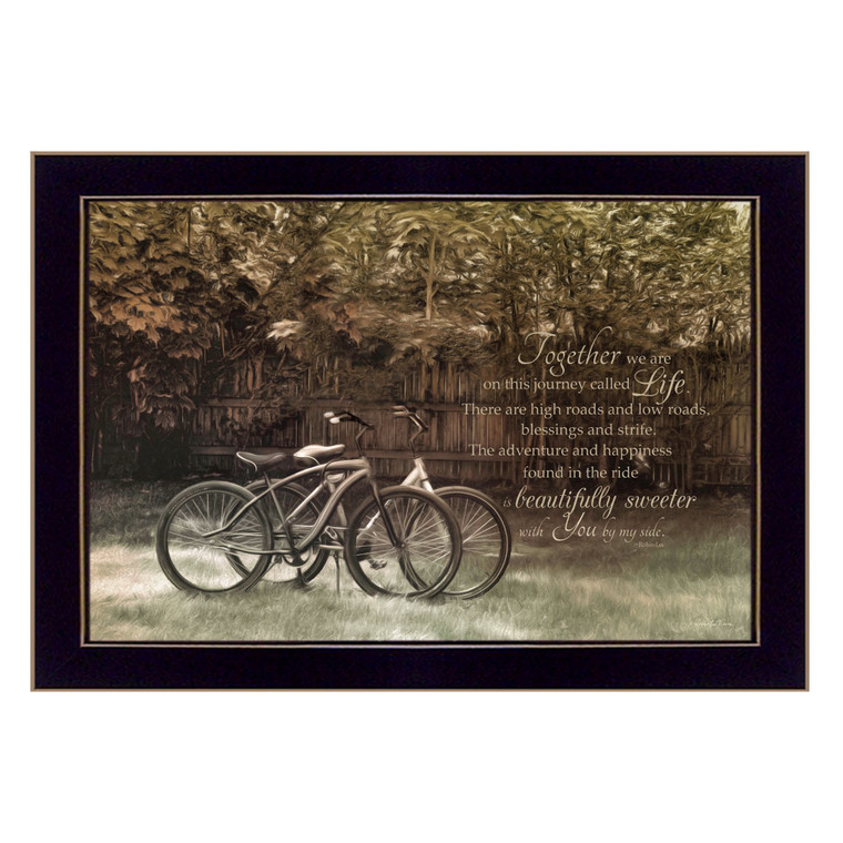 Journey Together 3 Black Framed Print Wall Art - 606114042198