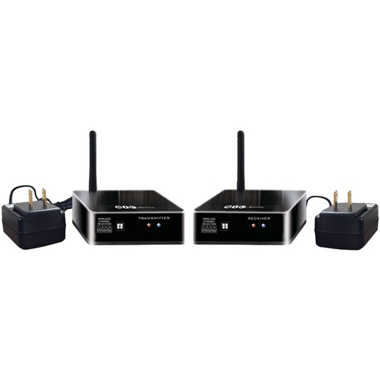WTR-SYS 4-Channel Wireless Audio Transmitter/Receiver Kit for Powered Subs and Speakers - 729305004482