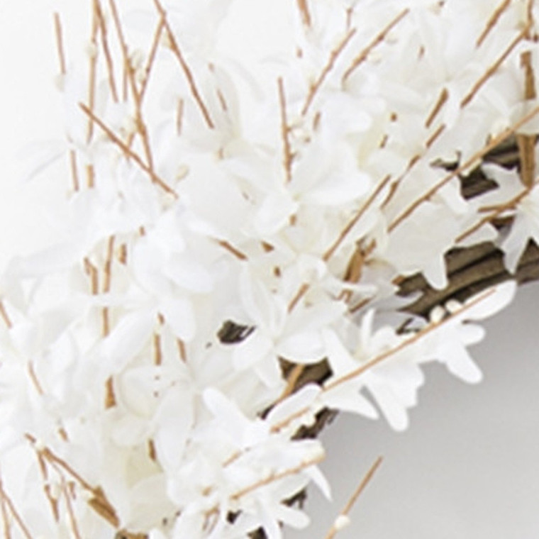 25" Brown and White Artificial Mixed Assortment Wreath - 606114741985