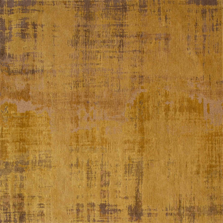 Homeroots Home Decor 3' X 5' Yellow and Brown Abstract Non Skid Area Rug