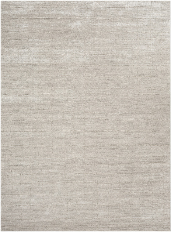 Homeroots Home Decor 8' x 10' Beige and Ivory Abstract Power Loom Area Rug