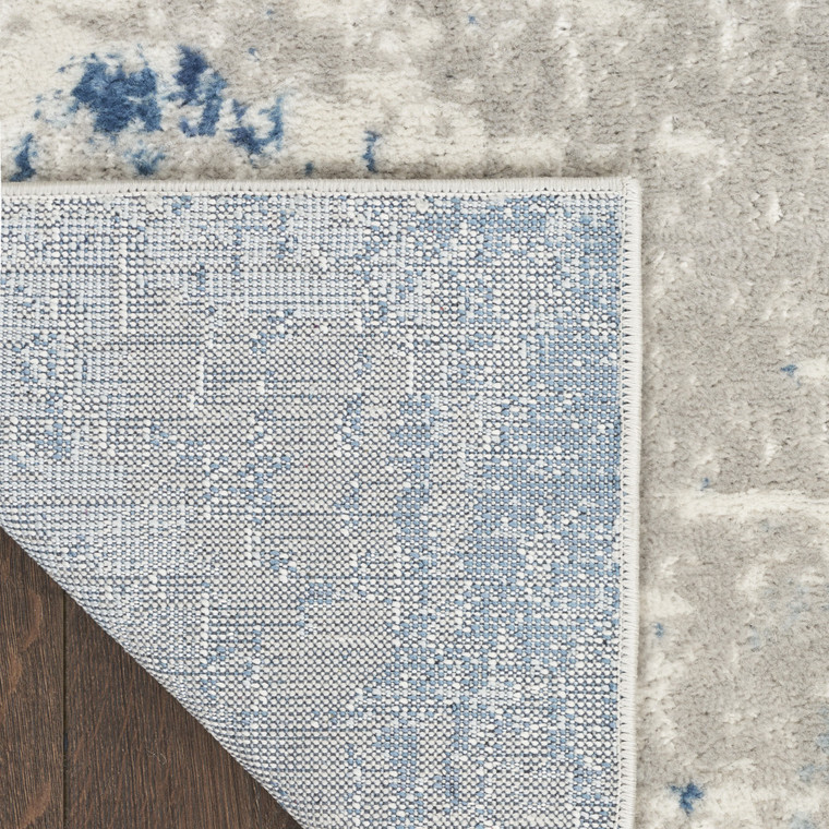 Homeroots Home Decor 6' x 9' Ivory Abstract Power Loom Area Rug