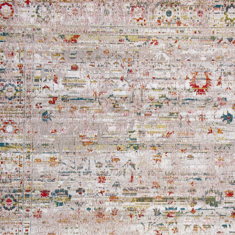 Homeroots Home Decor 8' x 11' Gray and Brown Oriental Non Skid Area Rug