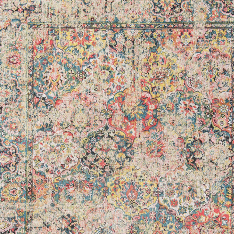 8' X 11' Red Oriental Non Skid Area Rug