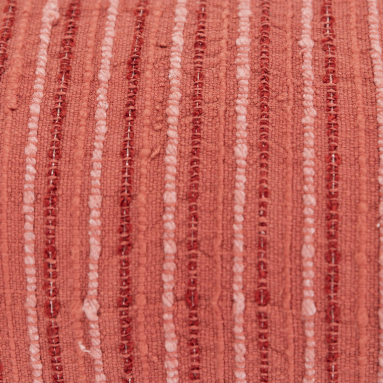 Homeroots Home Decor 14 X 14 Inches Terra Cotta Cotton Blend Pillow