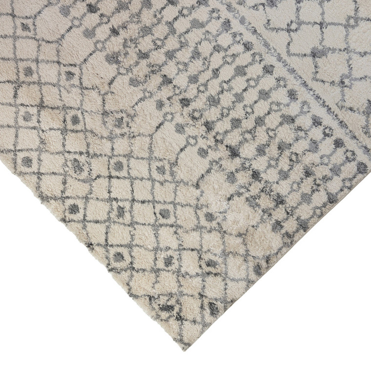 Homeroots Home Decor 5' x 7' Orange Abstract Power-Loom Area Rug