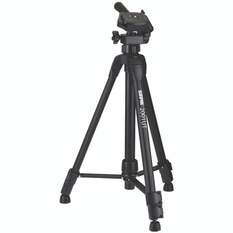 7-Lb.-Capacity Tripod with 3-Way Pan Head, 50.75-In. Extended Height, 2001UT - 090729600209