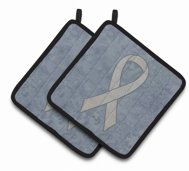 Cancer Awareness Pair of Pot Holders - 638508380944