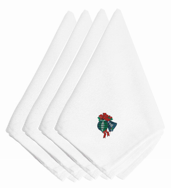 Christmas Themed Embroidered Napkins - 638508338105