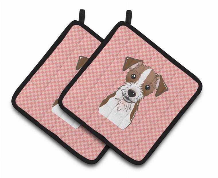 Dog Portrait on Pair of Pot Holders - 638508381842