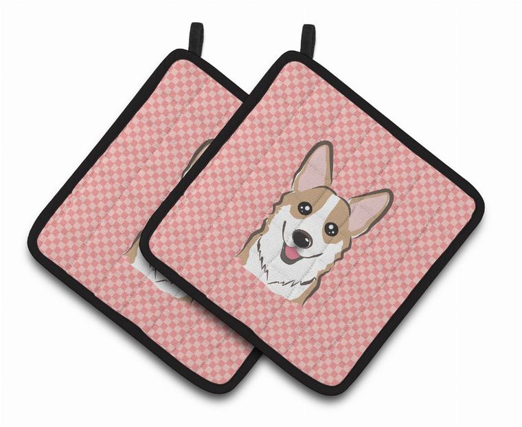 Dog Portrait on Pair of Pot Holders - 638508382351