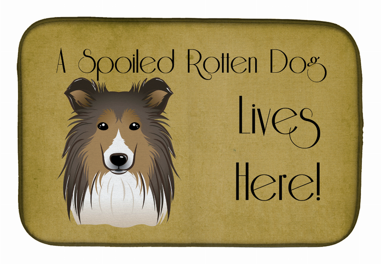Spoiled Dog Lives Here Dish Drying Mat - 652259250134