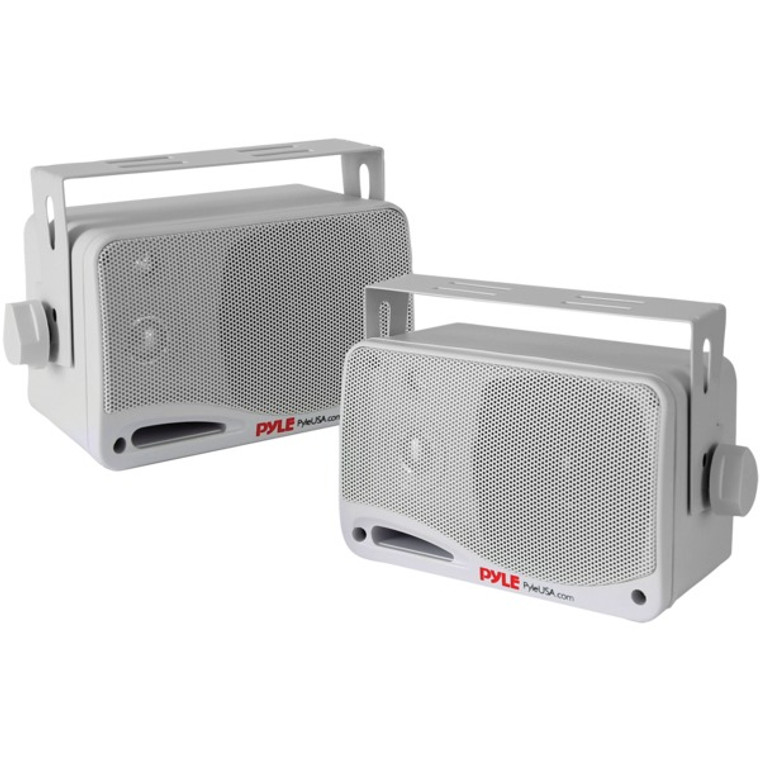 3.5-Inch 200-Watt 3-Way Indoor/Outdoor Bluetooth(R) Home Speaker System (White) - 068888775243