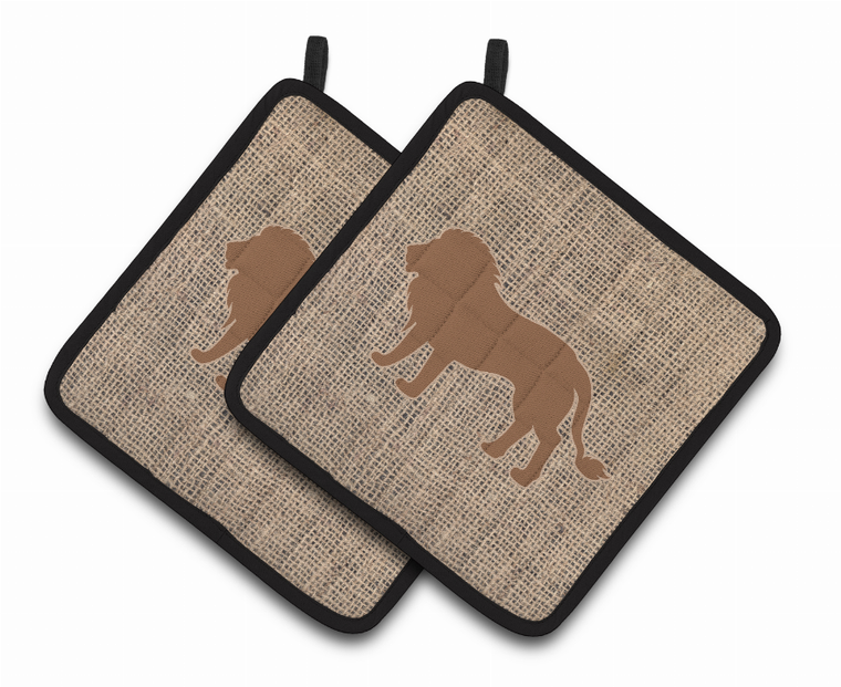 Animal Artwork Pair of Pot Holders - 638508378354