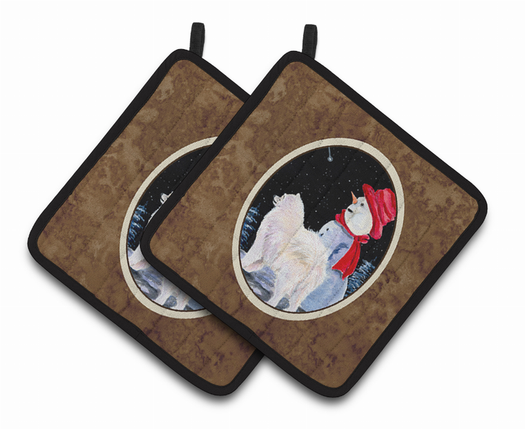 Samoyed Pair of Pot Holders - 638508362452