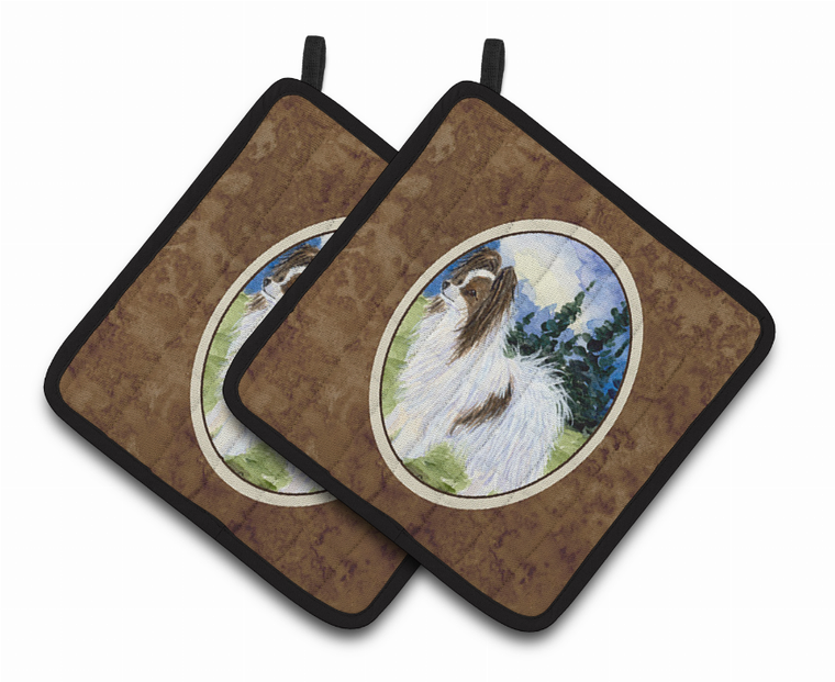 Papillon Pair of Pot Holders - 638508367341