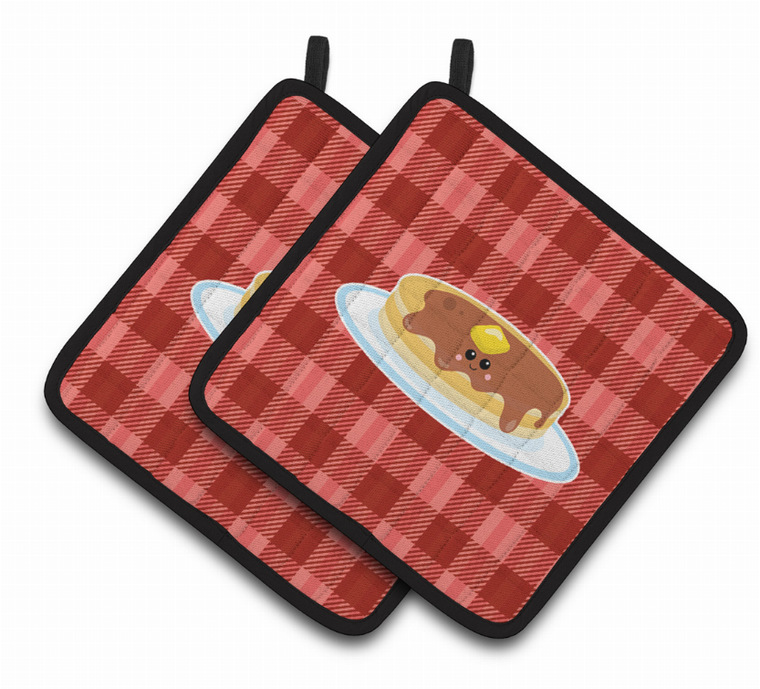 Food Face Pair of Pot Holders - 638508818706