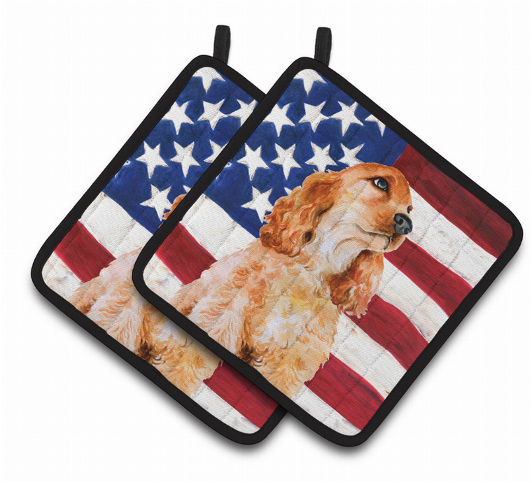 Dog Art Seasonal Pair of Pot Holders - 652259214860