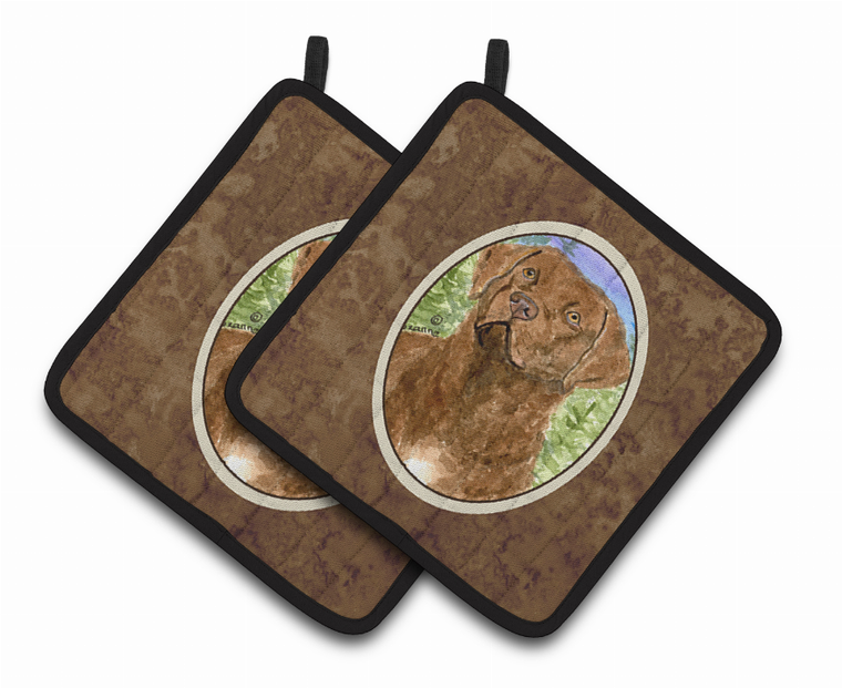 Chesapeake Bay Retriever Pair of Pot Holders - 638508366672