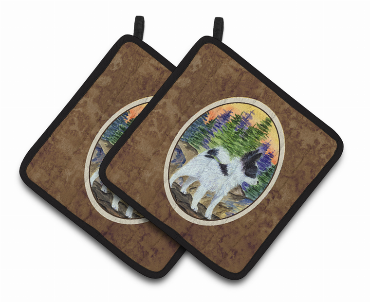 Papillon Pair of Pot Holders - 638508377906