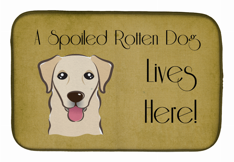 Spoiled Dog Lives Here Dish Drying Mat - 652259245086