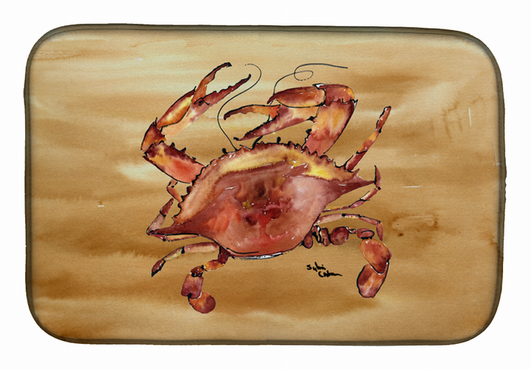 Sealife/Crab Themed Dish Drying Mat - 652259235469