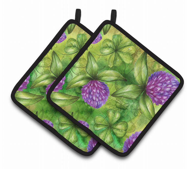 St Patrick's Day Pair of Pot Holders - 638508729071