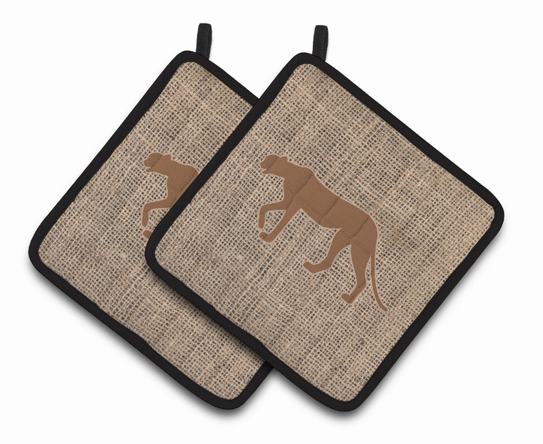 Animal Artwork Pair of Pot Holders - 638508378200