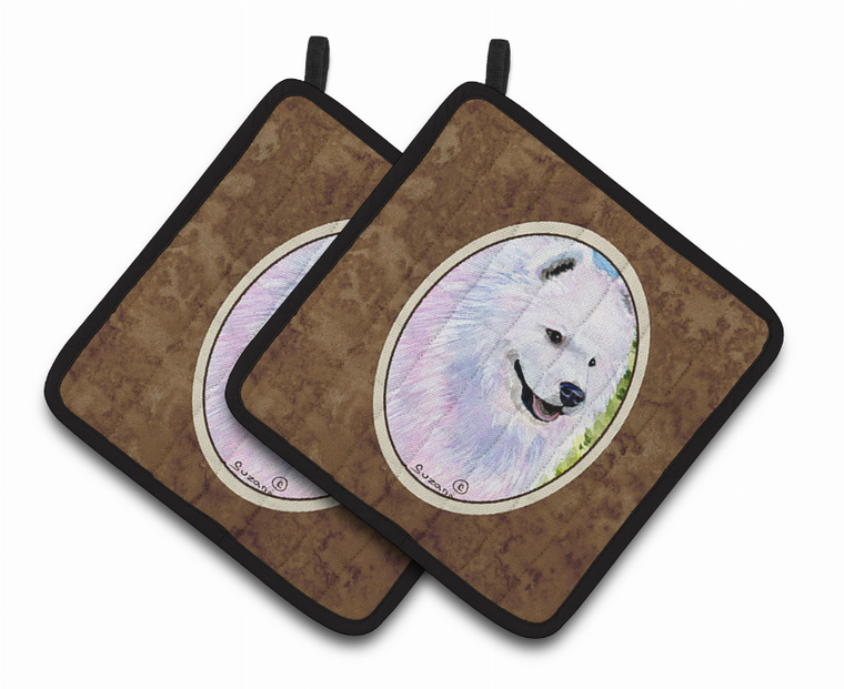 Samoyed Pair of Pot Holders - 638508364326