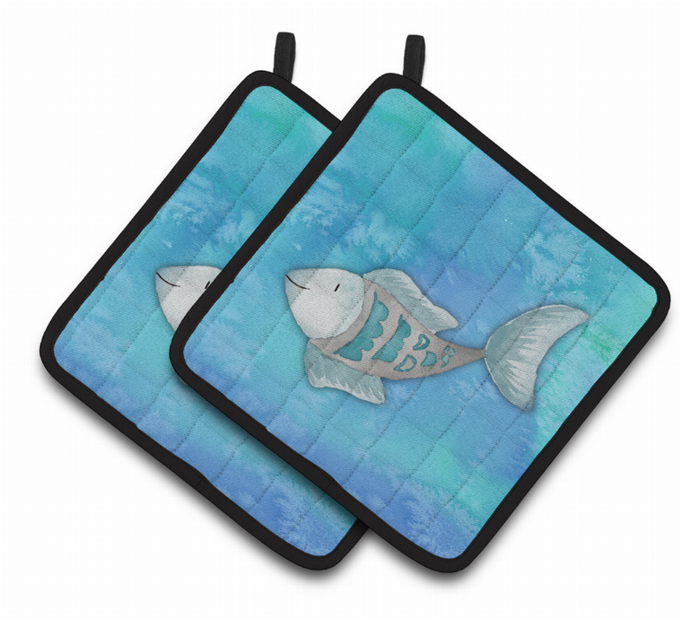Animal Watercolor Pair of Pot Holders - 638508839107