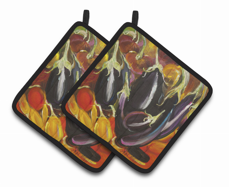 Flowers and Trees Pair of Pot Holders - 638508383617