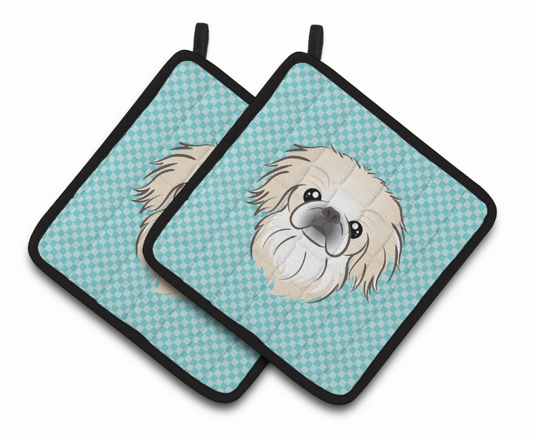 Dog Portrait on Pair of Pot Holders - 638508381415