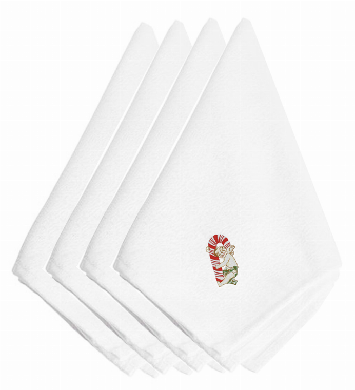 Christmas Themed Embroidered Napkins - 638508338587