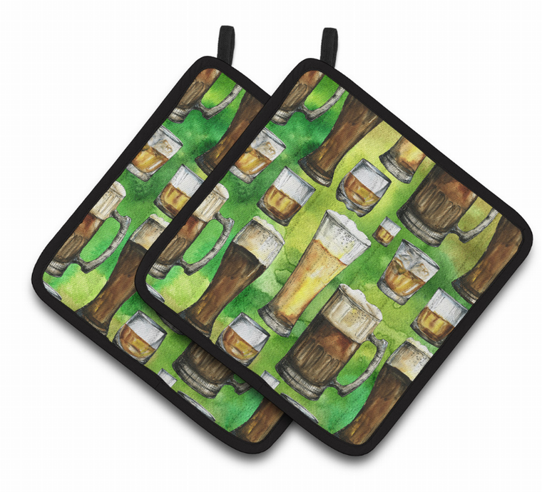 St Patrick's Day Pair of Pot Holders - 638508729095