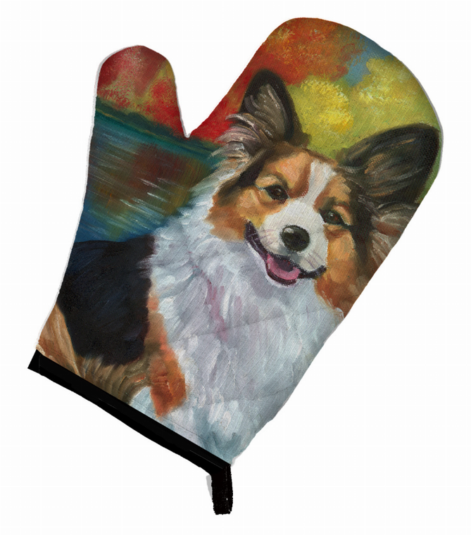 Dog on Oven Mitt - 638508484024