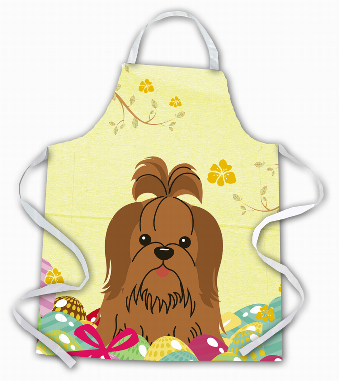 Easter Eggs Apron (Dog Breed Print) - 638508789327