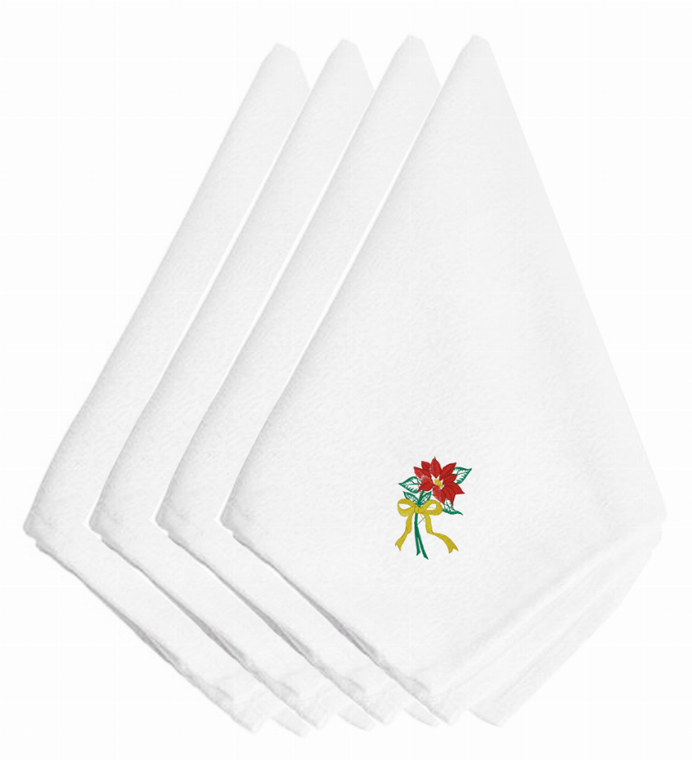 Christmas Themed Embroidered Napkins - 638508338204