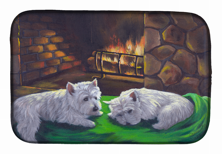 Dog Breed Art Dish Drying Mat - 194030411117